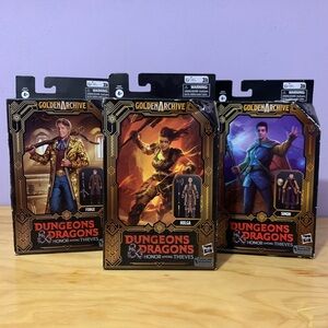 Dungeons and Dragons Golden Archive Figures x3 new sealed boxes